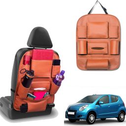 Peepsstore pack of 1 Tan,Orange colour car organizer bags for A-Star 2008 Car Multi Pocket-image-82