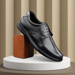 Leather Office Lace-up Formal Shoes -Memory Comfort footbed Plus size available Party Wear For Men-image-15
