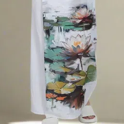 JANKISFASHION Cotton Dhoti with Dual Pockets -Traditional & Ready to wear Veshti Mundu Panche Printed Men Dhoti-image-53