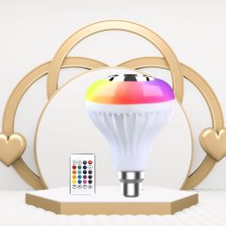 GUGGU Bluetooth Music Bulb Speaker With Remote Control Change Disco light for HomeR484 Smart Bulb-picture-0