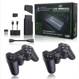 Playtastic M9 4K Ultra HD Game Stick 64 GB with 2 Wireless Controllers, with 10 Emulators 24000+ Games 2.4G Wireless-picture-27