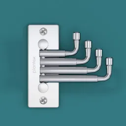 4 Pin Flexible Hangers for Clothes/Steel Wall Hooks/Bathroom Cloth Hanger Swivel Hook 4-21