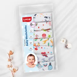 Cotton 181 GSM Premium Baby Washcloth for New Born, 100% Hosiery Cotton Cloth, Bath, Face Towel Set-27