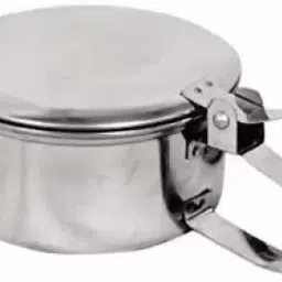 Steel Spitting Mug Pot 10 cm diameter 0.5 L capacity with Lid Vomit Jar-image-3