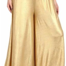 pinovo Women Regular Fit Gold Pure Cotton Trousers-picture-27
