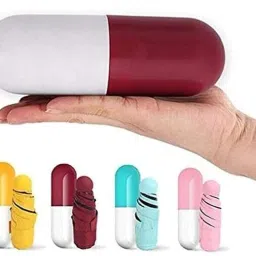 Tablet Umbrella Rain Windproof & Sun Protection Capsule Case For Men, Women Kids Umbrella-25