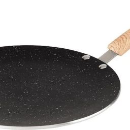 Bergner Bellini Plus Aura Black Non Stick Concave Roti Tawa 25 cm diameter-14