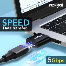 Frontech Type-C to USB 3.0 Converter: High-Speed 5Gbps Data Transfer USB Adapter image 4