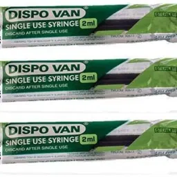 Dispovan 2 ML Syringe With Needle Medical Needle pack of ( 100/50/25 ) Medical Needle-28