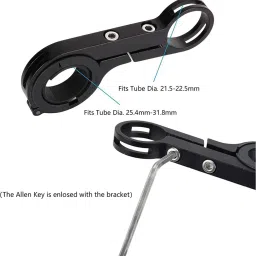 nsv 70032 Bicycle Cycle Front Handle bar Handlebar Extender Mount Bicycle Handle Grip image 3