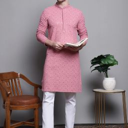 Men Pure Cotton Kurta Pyjama Set-image-37