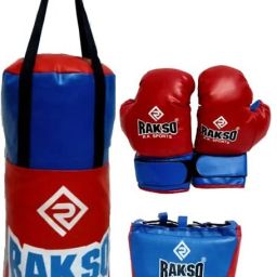 BOXING PUNCHING BAG KIT FOR KIDS WITH Boxing GLOVE Head Guard Boxing Kit-image-82