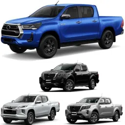 Loading Pickup Trailblaster truck toy |Openable doors|Pullback|Random color-1-14