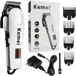 Kemei Grooming Kit for Men & Women (White) Trimmer 120 minRuntime 4 Length Settings-image-102