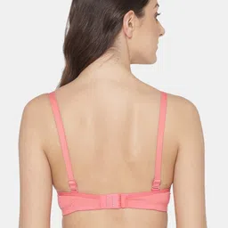 Tweens Beige & Peach-Coloured Set of 2 Solid Heavily Padded Push-Up Bra image 2