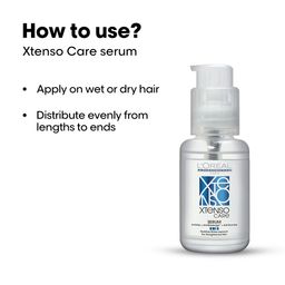 LOreal Professionnel Xtenso Care Serum with Pro-Keratin & Incell for Straight Hair-50ml image 4