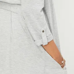 max Longline Acrylic Open Front Shrug image 2