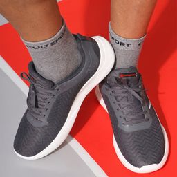 cultsportone Men Grey Mesh Running Shoes-picture-15