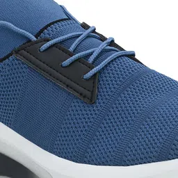 HRX by Hrithik Roshan Men Navy Blue & White Memory Foam Mesh Non-Marking Running Shoes image 4