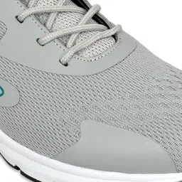 Allen Cooper Men Grey Mesh Running Non-Marking Shoes image 2