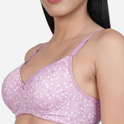 SHYAM SONS FLAIR Women Floral Full Coverage Lightly Padded Bra image 4