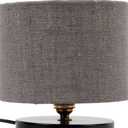Devansh Grey Jute Table Lamp With Iron Base image 4