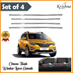 Lower Window Garnish (Chrome) Compatible with Renault Triber 2019 Chrome Renault Triber RXE Side Garnish-image-21