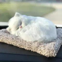 Car Dashboard Sleeping Cat Interior Decorative Accessories Figurines Showpiece Car Dashboard Cover-16