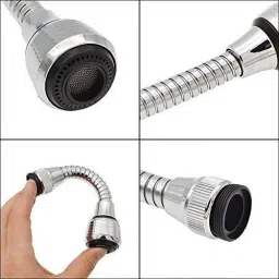 Turbo Flex 360 Instant Hands Free Faucet Sprayer Extension with Jet Stream Hose Connector-image-10