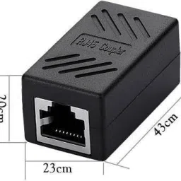 VYAR RJ45 Female To Female Ethernet LAN Cable/Connector/Coupler/Jointer Wired Ethernet Lan Adapter compatible with Windows, Linux, Mac image 2