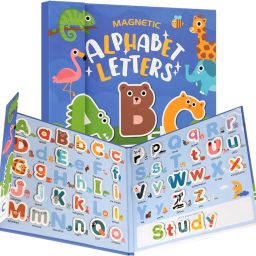 78Pcs Magnetic Alphabet Letters - Uppercase & Lowercase Fridge Magnets for Kids-13