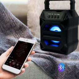 Musify Trolley Wireless Speaker WS-02 Multimedia Super Ultra Bass 3D Sound Bluetooth| Splashproof | Led Colour Changing Lights | Powerful Speaker|Long Hour Battery Life| Compatible with All Smartphones 10 W Bluetooth Laptop/Desktop Speaker image 2