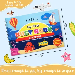 kidster My Busy book combo with learning activities for toddlers image 4