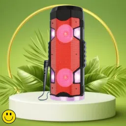 SACRO Play (PORTABLE BLUETOOTH PARTY SPEAKER) With Karaoke Mic, High Quality SoundB447 20 W Bluetooth Party Speaker-picture-35
