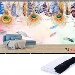 Moiz 150 Inch- 10Ft x 8Ft-Anti-Creased-Foldable Anti-Light 16:9 4K Eyelet Full HD 3D Projector Screen (Width 332 cm x 187 cm Height)-31