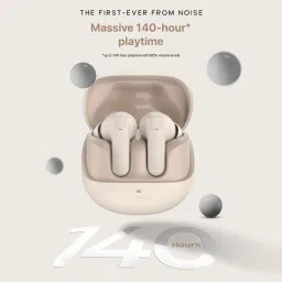 noise Buds X2 with 140Hr playtimeANC (32dB)Dual PairingRubberised case finish Bluetooth Headset image 4