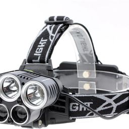 5Led Super Bright Waterproof High Power Headlamp Flashlight Rechargeable Torch-image-30