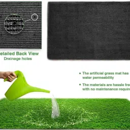 comfy home Artificial Grass Door Mat image 4