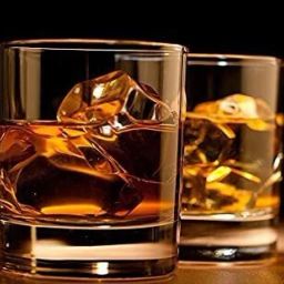(Pack of 2) Heavy Bottom Round Whiskey Glasses Transparent, Old Fashioned Rocks Glass Glass Set Whisky Glass-image-78
