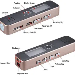 DDLC Mini LCD Digital Voice Recorder Professional Audio Recorder MP3 Player NA Voice Recorder image 3