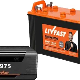 livfast MXST1648 + BT975 Tubular Inverter Battery-picture-38