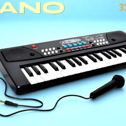 X297 Keys Piano Toy with Microphone, USB Power Cable & Sound Recording Best Birthday Gift for Boys and Girls Musical Instruments Analog Digital Piano-image-16
