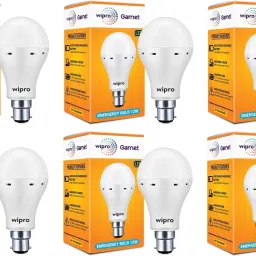 12 W Standard B22 Inverter Bulb (White) - Pack of 6 4 hrs Bulb Emergency Light-7