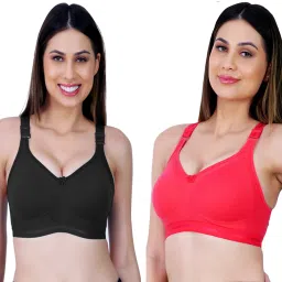 Pack of 2 Women T-Shirt Non Padded Bra-23