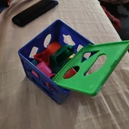 Shape Sorting Cube With 18 Shape And Different Color-CUBE BLUE-427--image-52