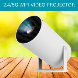 Frony Smart (Projector) 1080P & 4K Support Rotatable Design With Netflix/Prime etcA154 (4500 lm / 1 Speaker / Wireless / Remote Controller) Portable Projector-1