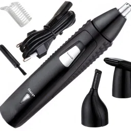 Qwer cordless Professional Nose and Ear Trimmer for Men and Women Grooming Kit 0 minRuntime 1 Length Settings-image-49