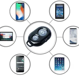 TECHEL B67_SHUTTER REMOTE_78_ Bluetooth Remote Controller Shutter Button for Selfie Click & Portable for iOS, Android DevicesCamera Remote Control image 3