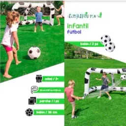 intelligent Inflatable (IND*73) Soccer Net (Multicolor) Inflatable Hoppers & Bouncer image 5