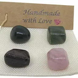 Health Pocket Crystal Bag – Reiki Healing Crystal Regular Asymmetrical Crystal Pebbles-image-23